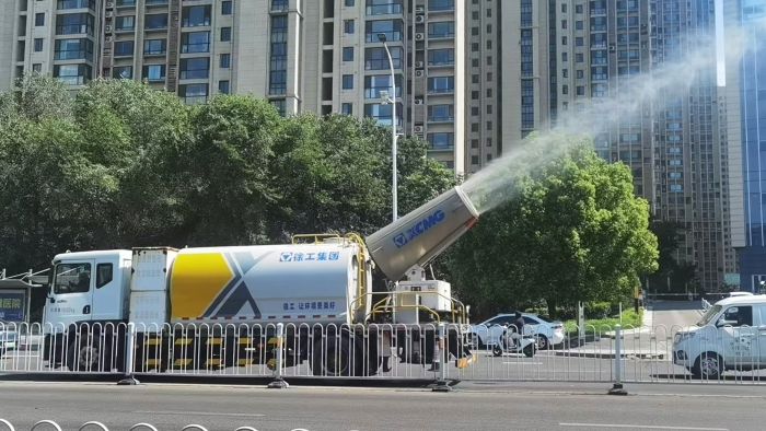 拉斯维加斯9888多功能抑尘车，助力家乡徐州环境，更“净”一步！