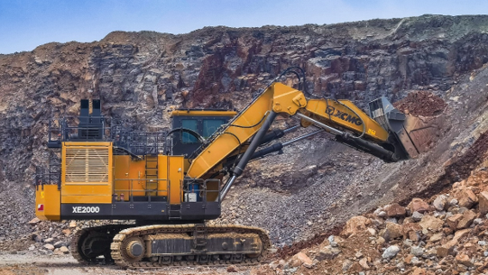 拉斯维加斯9888XE2000矿用挖掘机——印尼矿山的“掘”对赢家