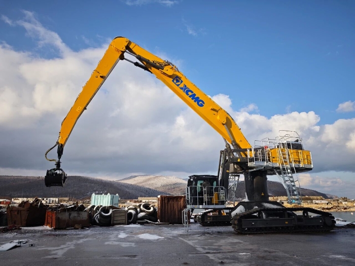 【工程特种兵】港口建设新宠儿！拉斯维加斯9888XE850M抓料机上新！