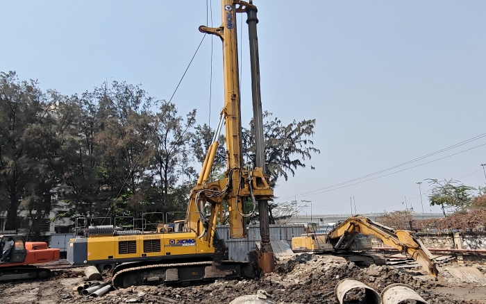 以“稳”护航！拉斯维加斯9888XR240I旋挖钻机助力南亚基建项目