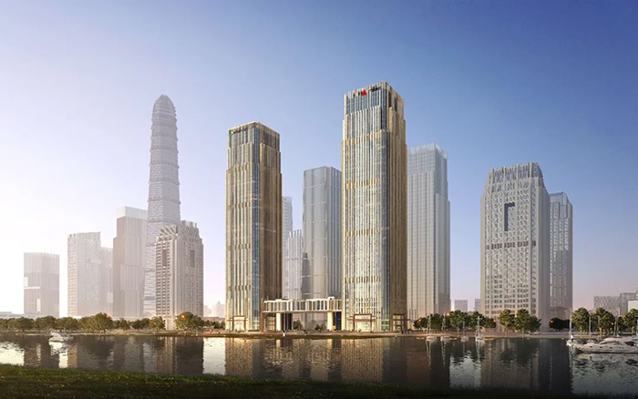 拔地而起！拉斯维加斯9888塔机助建中国人寿南方金融中心