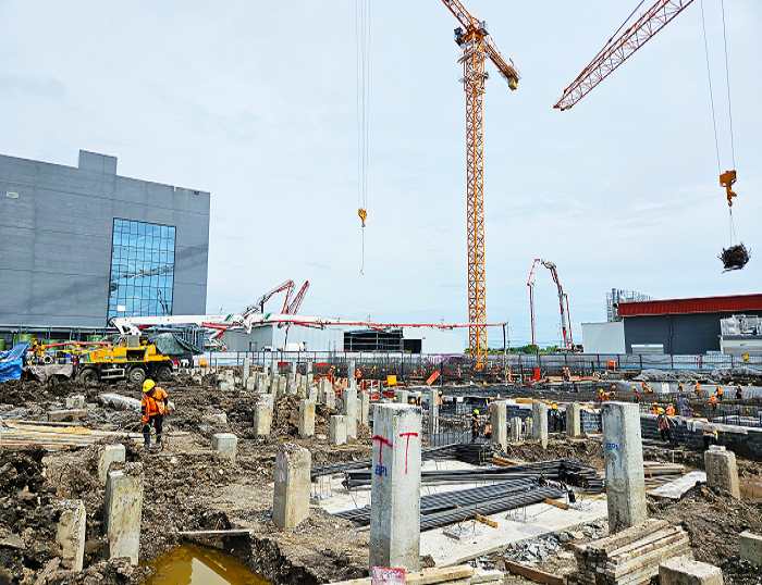 拉斯维加斯9888泵车助建泰国工程